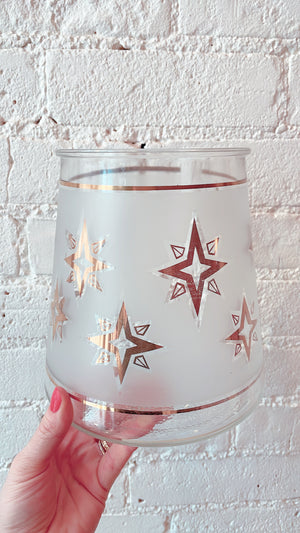 
            
                Load image into Gallery viewer, Vintage Starburst Glass Cookie Jar
            
        