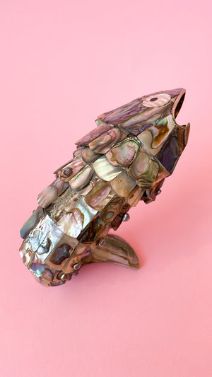 
            
                Load image into Gallery viewer, Vintage Los Castillo Abalone Articulated Fish Bottle Opener
            
        