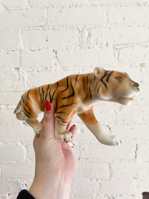 
            
                Load image into Gallery viewer, Vintage Royal Dux Czechoslovakia Porcelain Bengal Tiger
            
        