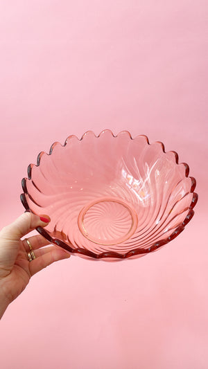 
            
                Load image into Gallery viewer, Vintage Depression Glass Serving Bowl and Plate
            
        