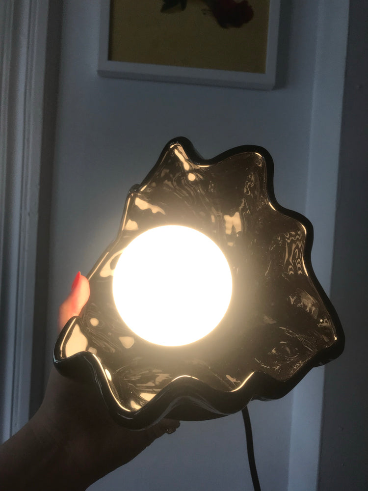 1960’s Ceramic Shell Lamp