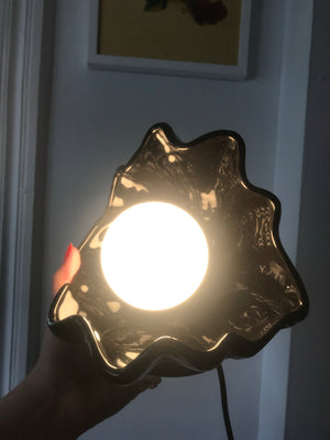 1960’s Ceramic Shell Lamp