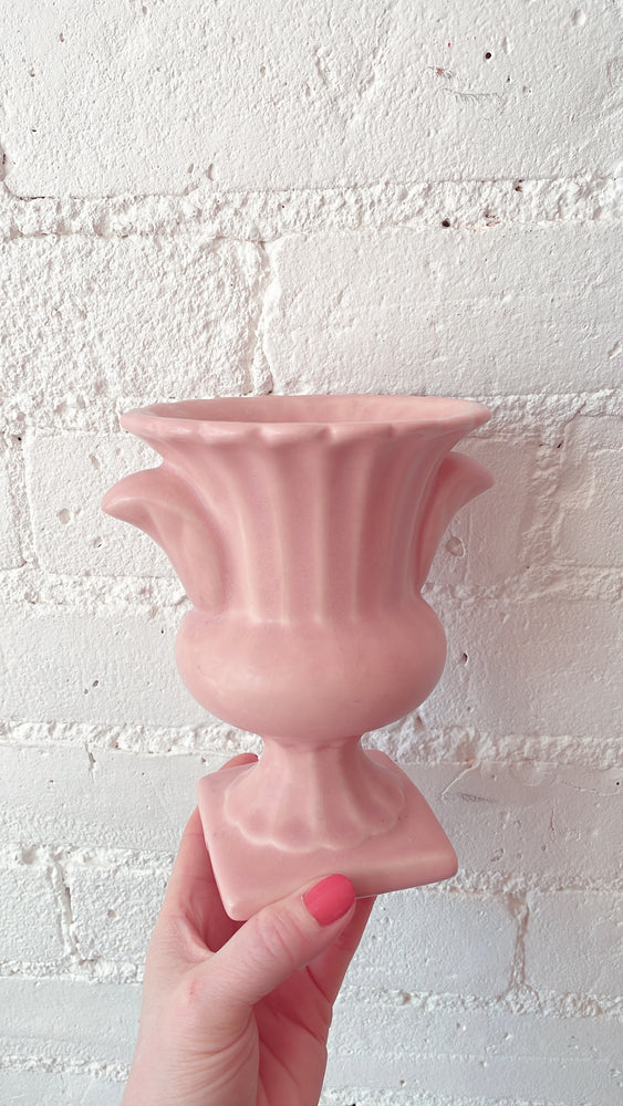 Vintage Ceramic Pedestal Planter