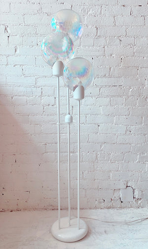Vintage Iridescent Lollipop Floor Lamp
