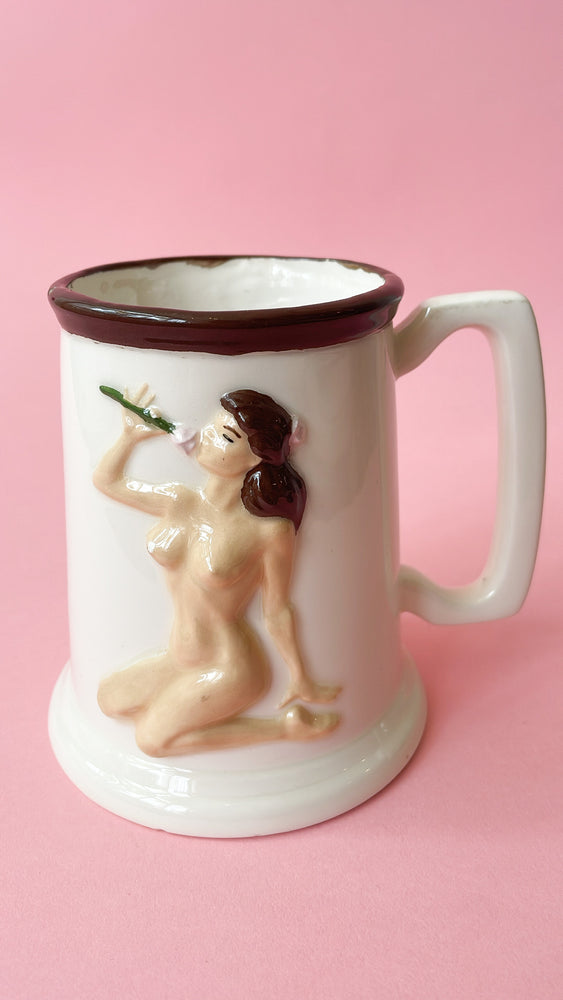 
            
                Load image into Gallery viewer, Vintage Ceramic Nude Lady Mug
            
        