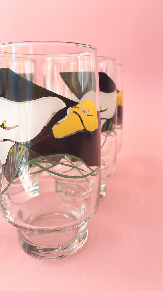 Vintage 1980's Lilly Highball Glasses