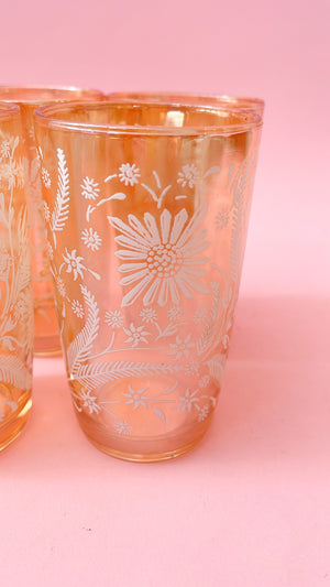 
            
                Load image into Gallery viewer, Vintage Jeanette Glass Marigold Juice Glasses
            
        