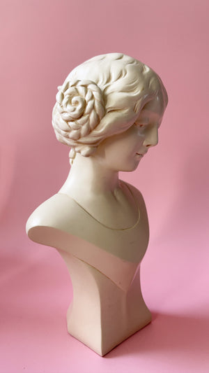 
            
                Load image into Gallery viewer, Vintage Lady with Braided Bun and Comb
            
        
