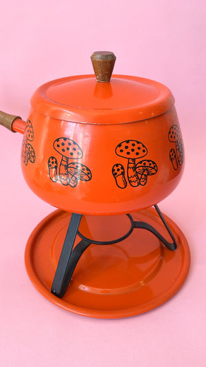 
            
                Load image into Gallery viewer, Vintage Mushroom Fondue Pot
            
        