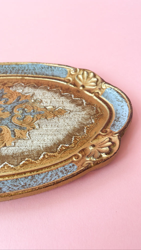 
            
                Load image into Gallery viewer, Vintage Florentine Tray
            
        
