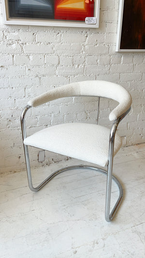 
            
                Load image into Gallery viewer, Vintage Boucle Office Chair
            
        