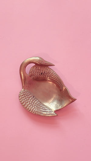 
            
                Load image into Gallery viewer, Vintage Brass Swan Dish
            
        