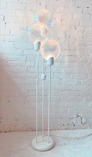 Vintage Iridescent Lollipop Floor Lamp
