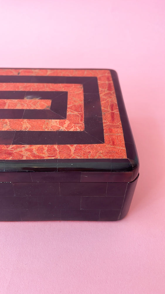 Vintage Wooden Lacquer Box