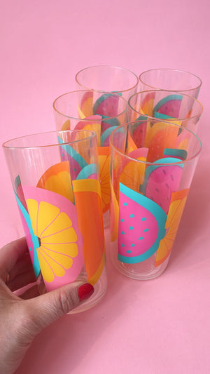 
            
                Load image into Gallery viewer, Vintage Fruit Tumblers
            
        