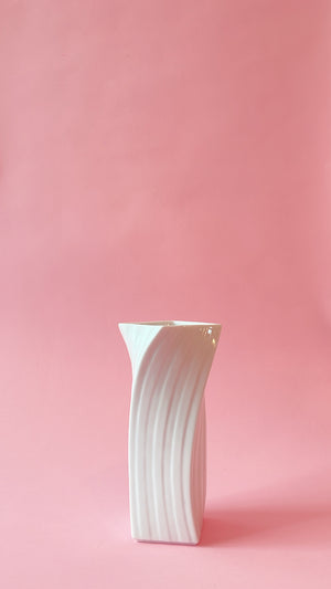 
            
                Load image into Gallery viewer, Vintage Mikasa Ceramic Twist Vase
            
        