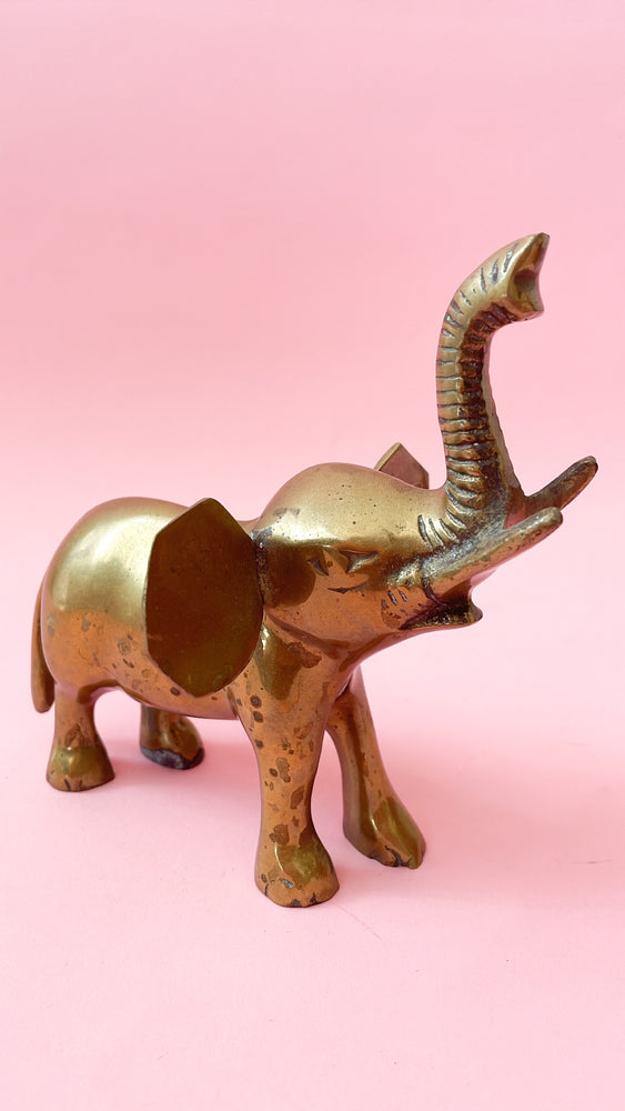 
            
                Load image into Gallery viewer, Vintage Brass Elephant
            
        