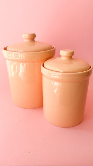 
            
                Load image into Gallery viewer, Vintage Ceramic Canisters
            
        