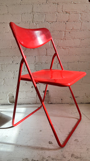 1970's IKEA TED Folding Chairs by Niels Gammelgaard