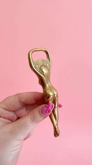 
            
                Load image into Gallery viewer, Vintage Brass Nude Lady Bottle Opener
            
        