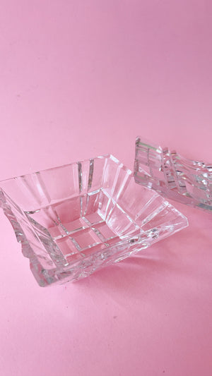 Vintage Crystal Prism Stash Box