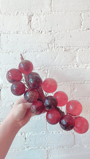 Vintage Lucite Grapes