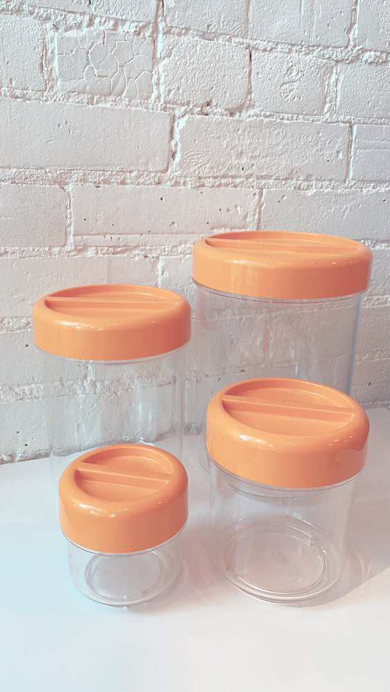 
            
                Load image into Gallery viewer, Vintage 1970&amp;#39;s Andre Morin Nesting Canisters
            
        