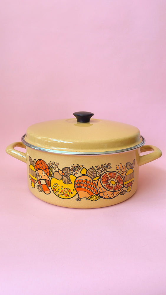 
            
                Load image into Gallery viewer, Vintage Enamel Mushroom Pot with Lid
            
        