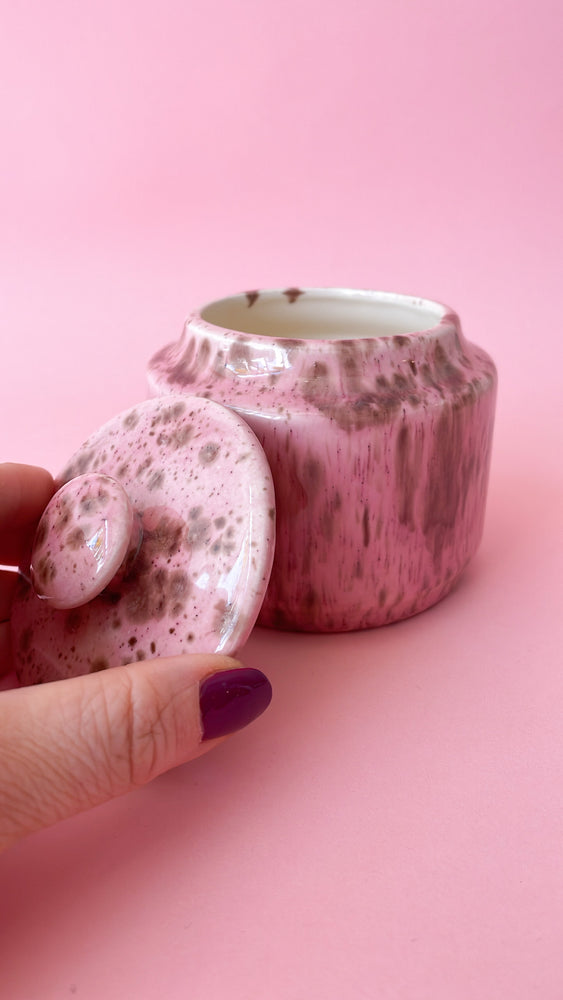 
            
                Load image into Gallery viewer, Vintage Ceramic Stash Jar
            
        