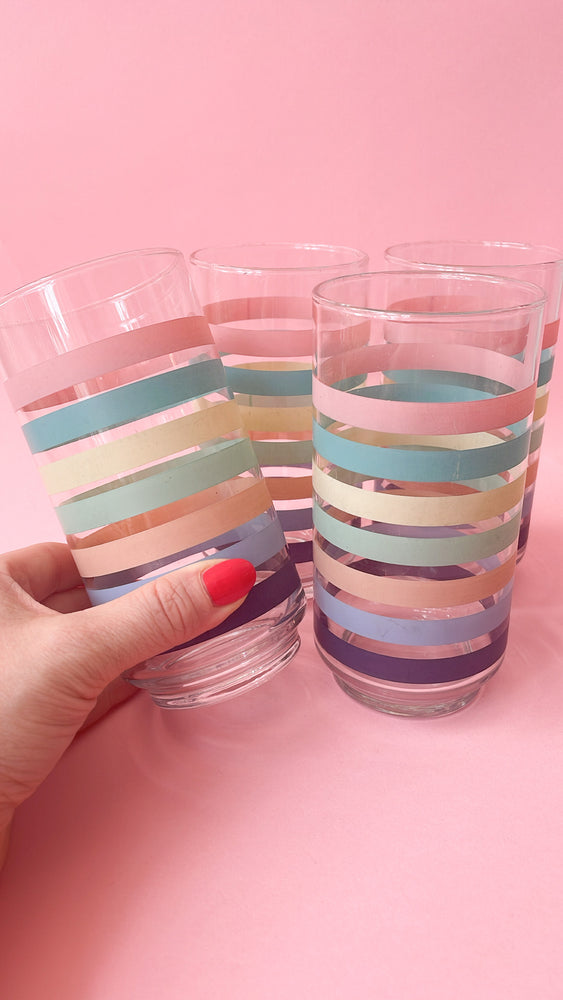 
            
                Load image into Gallery viewer, Vintage Striped Glasses
            
        
