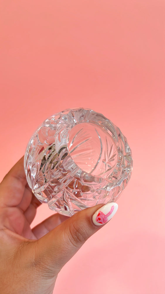 
            
                Load image into Gallery viewer, Vintage Crystal Orb 1950&amp;#39;s Ashtray
            
        
