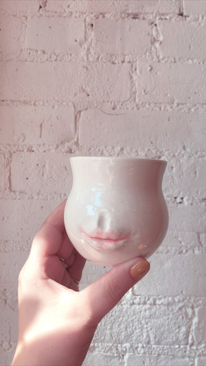 Handmade Lips Planter / Mug