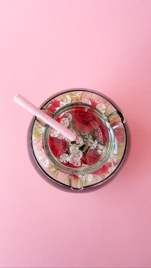 
            
                Load image into Gallery viewer, Vintage Terrarium Floral Ashtray
            
        