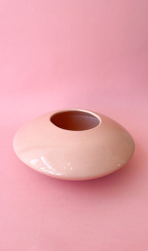Vintage Ceramic Saucer Planter