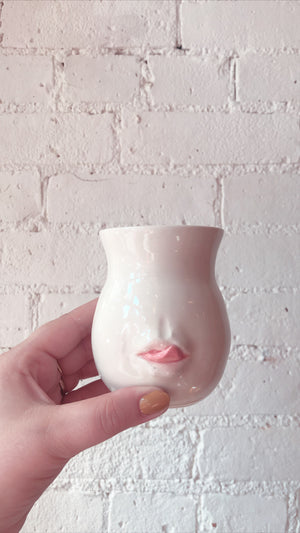 Handmade Lips Planter / Mug