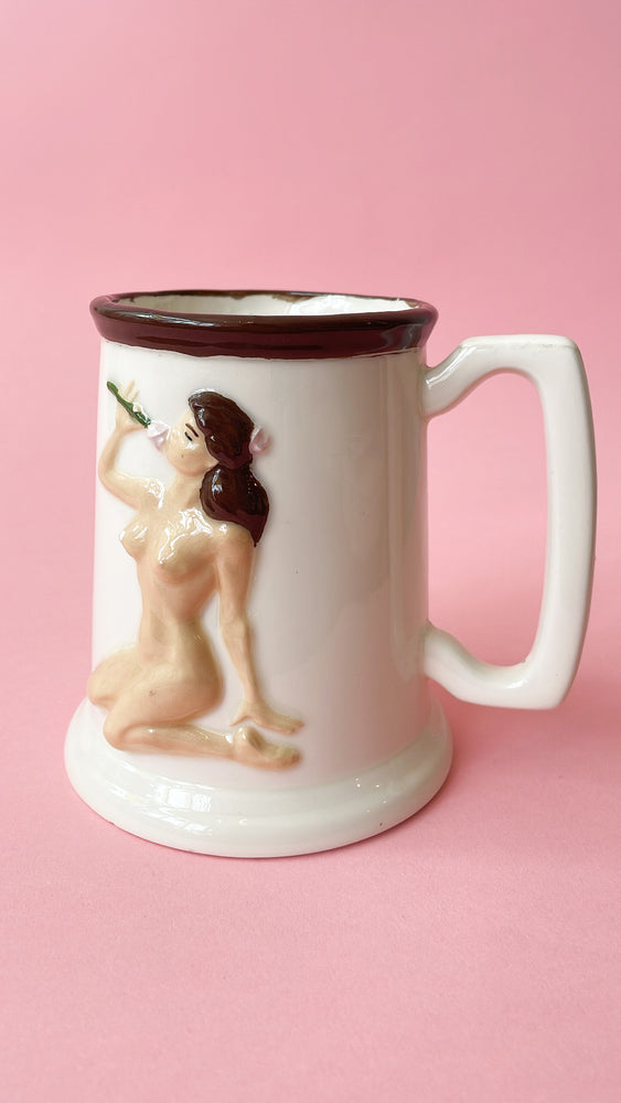 
            
                Load image into Gallery viewer, Vintage Ceramic Nude Lady Mug
            
        