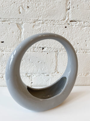
            
                Load image into Gallery viewer, Vintage Ceramic Ring Vase/Planter
            
        