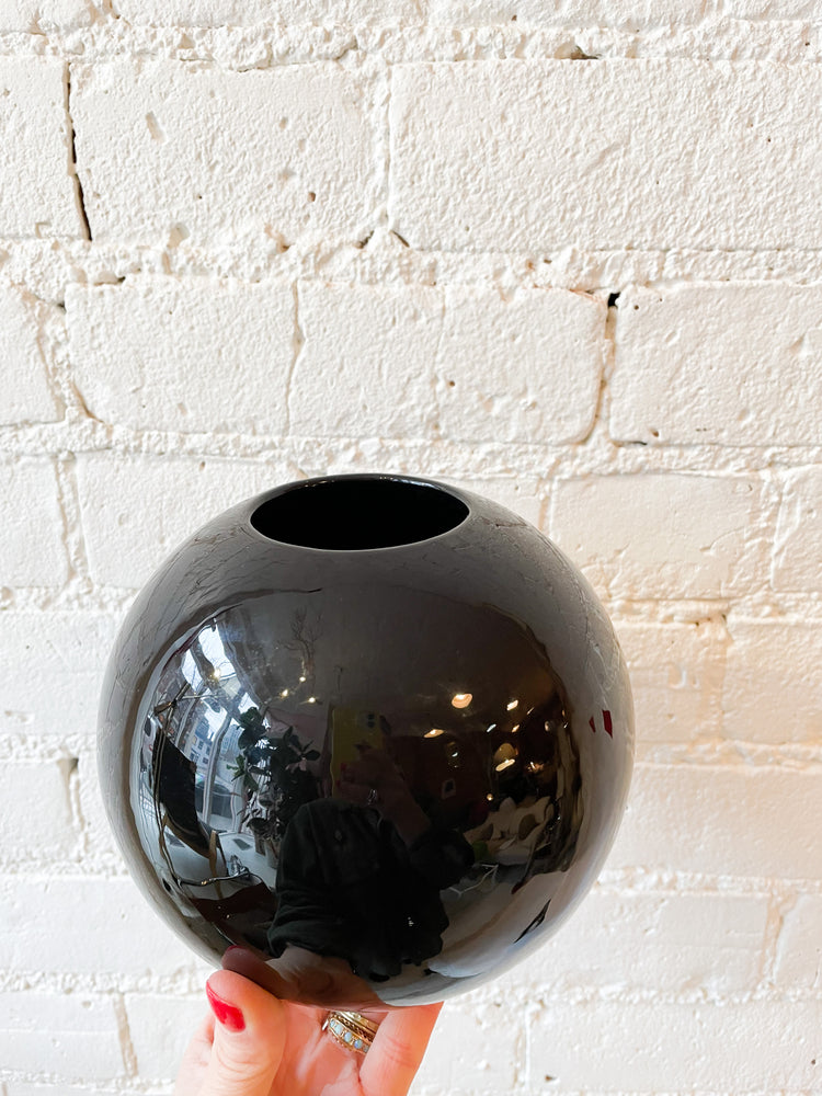 Vintage Ceramic Globe Vase