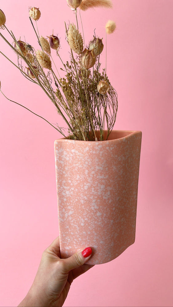Vintage Ceramic Speckled Vase
