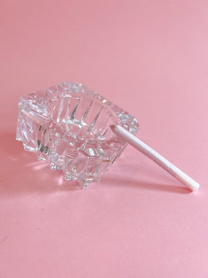 
            
                Load image into Gallery viewer, Vintage Mikasa Crystal Tilted Ashtray
            
        