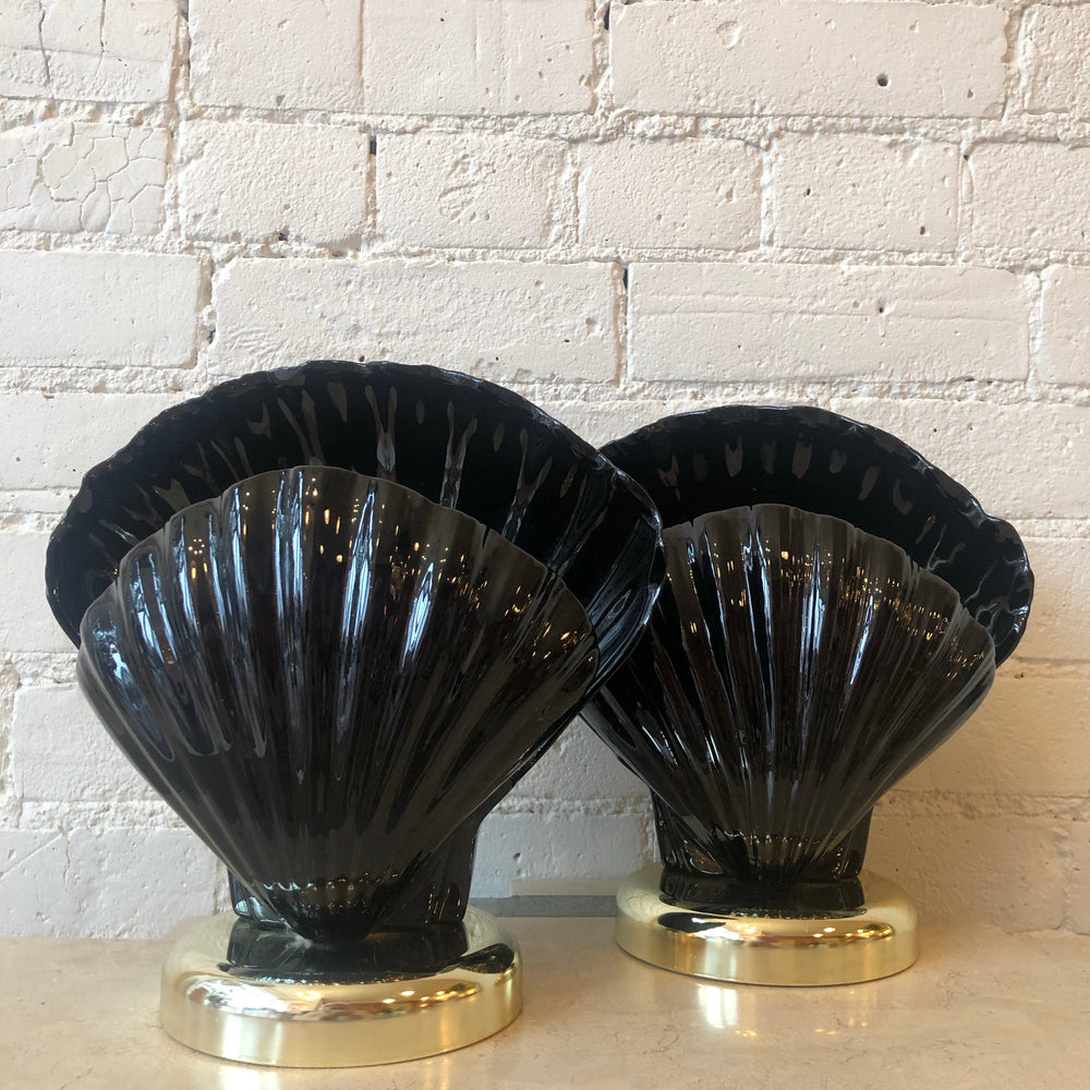 Vintage 1980’s Shell Lamps