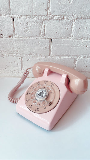 Vintage Pink Telephone