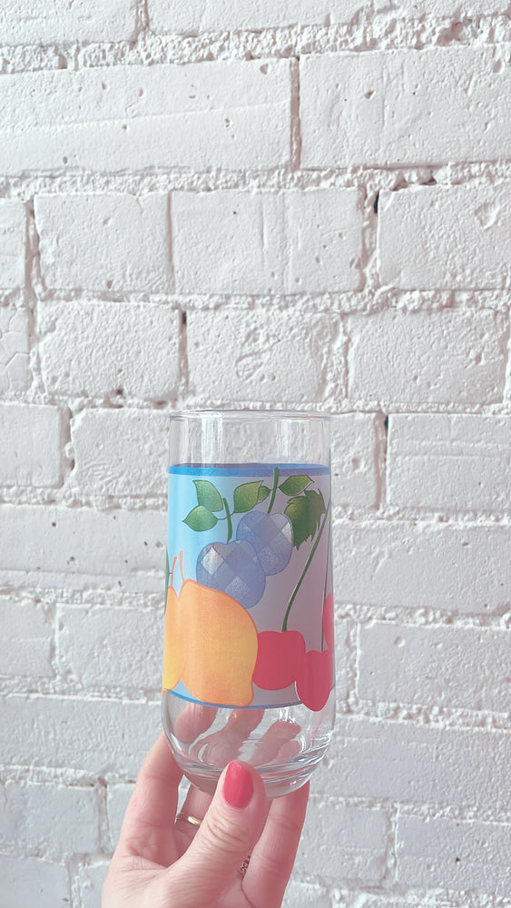 
            
                Load image into Gallery viewer, Vintage 80&amp;#39;s Fruit Highball Glasses
            
        