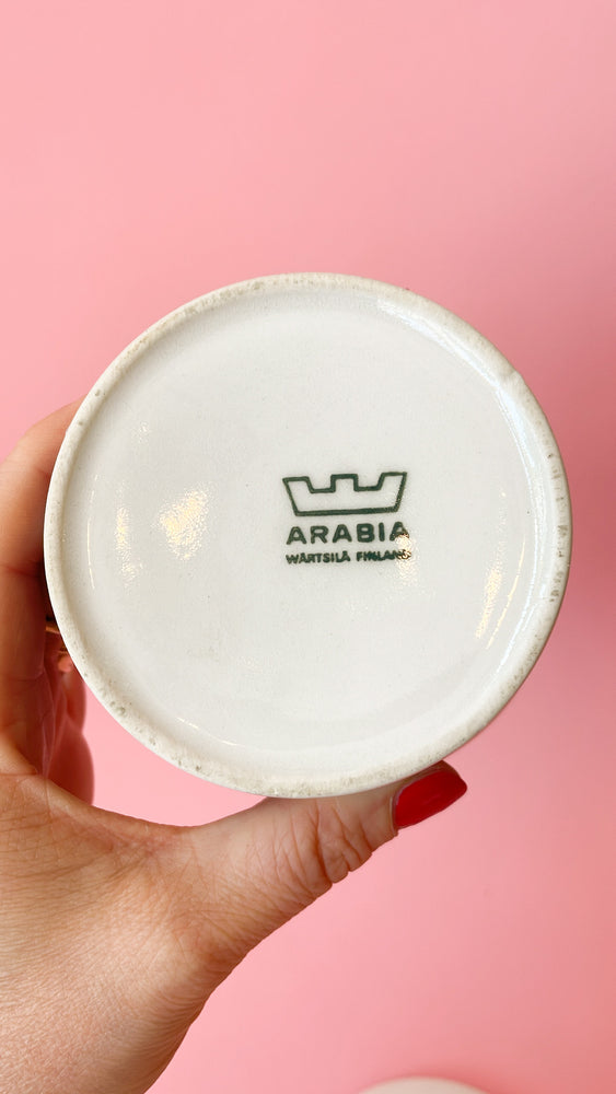 Vintage 1970's Arabia Jam Jar with Lid