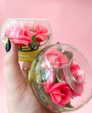 
            
                Load image into Gallery viewer, Vintage Glass Terrarium Candle Holders
            
        