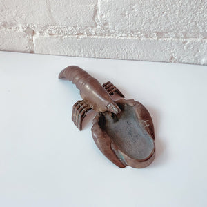 
            
                Load image into Gallery viewer, Vintage Brass Lobster Ashtray
            
        