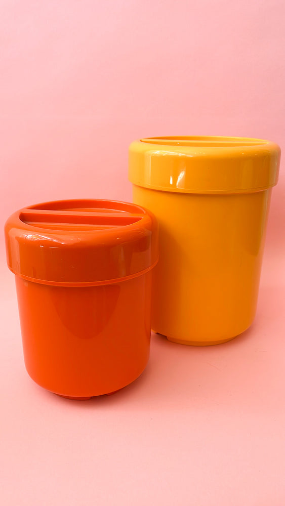 Vintage 1970's Andre Morin Canisters
