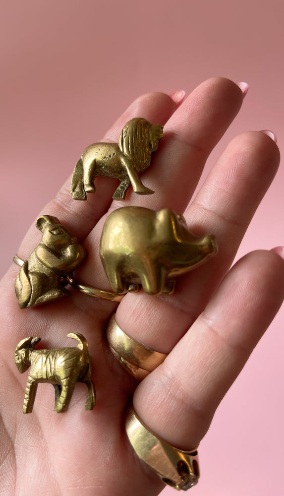 Tiny Brass Animal Collection