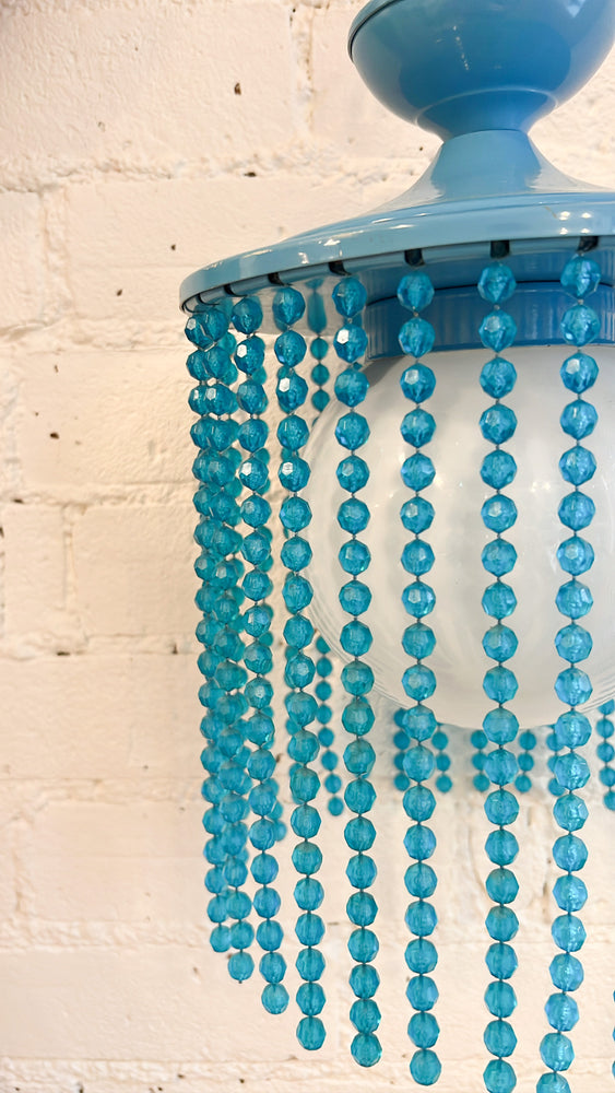 
            
                Load image into Gallery viewer, Vintage Beaded Hanging Pendant Light
            
        