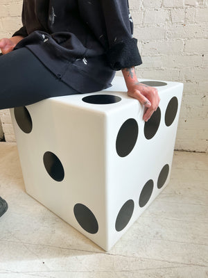 Giant Vintage Style Dice Table